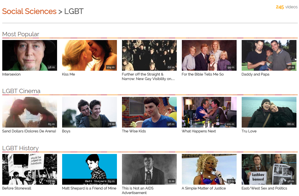 Kanopy Streaming Video now available through Smathers Libraries – LGBTQ+