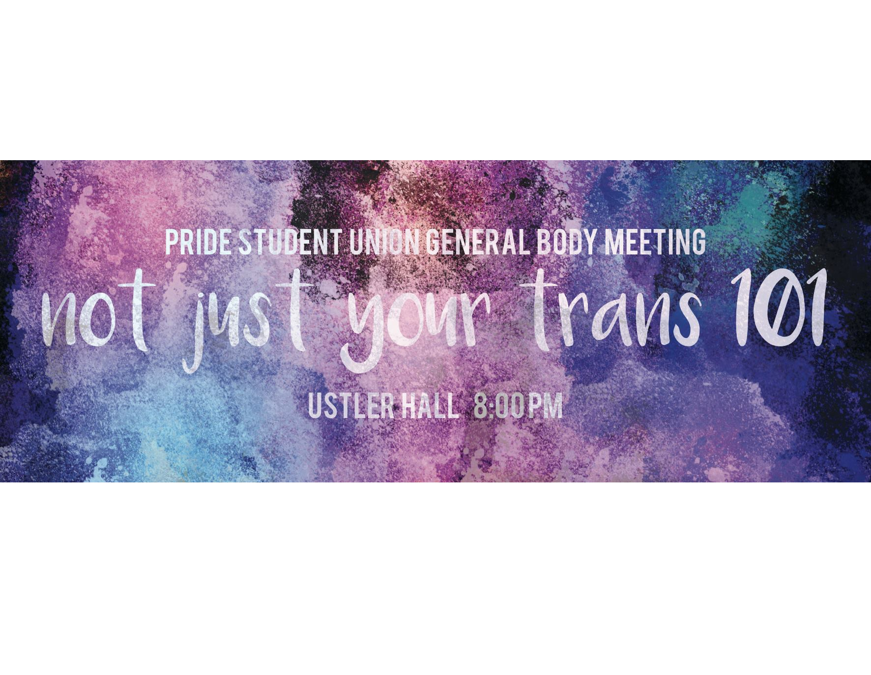 Not Just Your Trans 101 – LGBTQ+